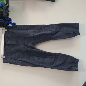 Sanctuary Blue Camo Cropped Cargo Pants